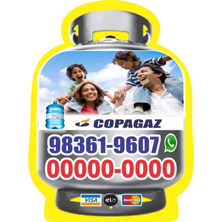 MODELO BOTIJÃO TAMANHO 6,5 X 5